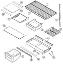 Diagram for 08 - Shelves & Accessories (gt1524ndew)