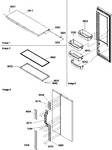 Diagram for 11 - Refrig Door & Trim And Handles