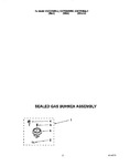 Diagram for 03 - Sealed Gas Burner Assembly