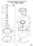 Diagram for 10 - Agitator, Basket And Tub