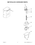 Diagram for 05 - Motor & Ice Container Parts