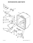 Diagram for 03 - Refrigerator Liner Parts