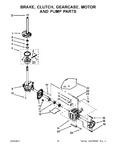 Diagram for 09 - Brake, Clutch, Gearcase, Motor Pump Parts