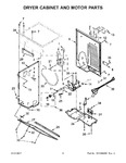 Diagram for 04 - Dryer Cabinet And Motor Parts
