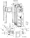 Diagram for 1 - Freezer Door
