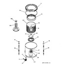 Diagram for 3 - Suspension, Tub, Basket & Agitator