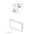 Diagram for 1 - Microwave Door & Control Panel