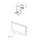 Diagram for 1 - Microwave Control Panel & Door