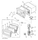 Diagram for 2 - Oven, Door & Latch Board Parts