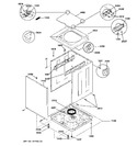 Diagram for 4 - Washer Lower Cabinet & Top