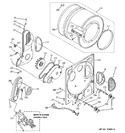 Diagram for 6 - Dryer Drum & Back Panel