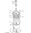 Diagram for 10 - Tub, Basket & Agitator