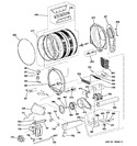 Diagram for 3 - Drum, Motor & Blower