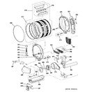 Diagram for 3 - Drum, Blower & Motor