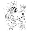 Diagram for 3 - Drum, Motor & Blower