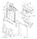 Diagram for 1 - Escutcheon & Door Assembly