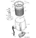 Diagram for 2 - Tub, Basket & Agitator