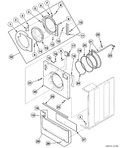 Diagram for Washer Front Panel, Door Assembly And Door Seal